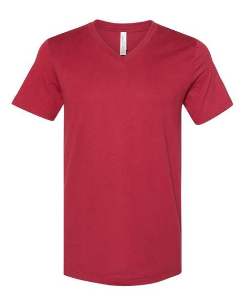 Unisex Jersey V-Neck Tee - Image 18