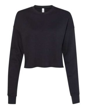 Alternative view of Women's Crop Fleece Crewneck Sweatshirt