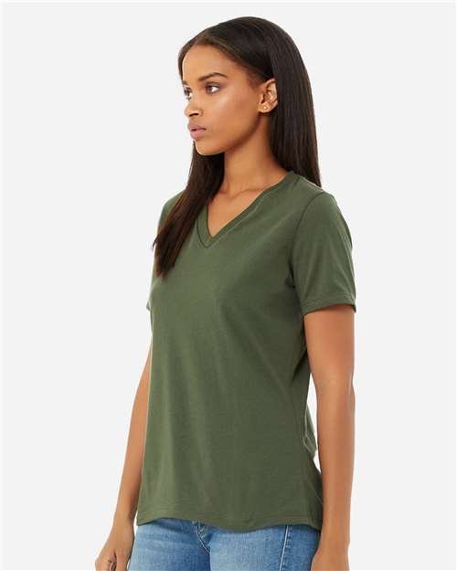 Women’s Relaxed Jersey V-Neck Tee - Image 37