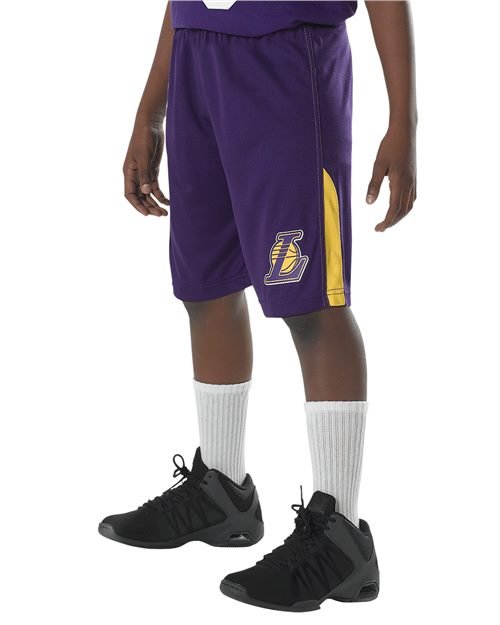 Youth NBA Logo'd Game Shorts - Image 45