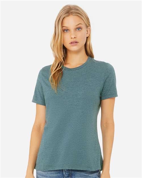 Women’s Relaxed Fit Heather CVC Tee - Image 45