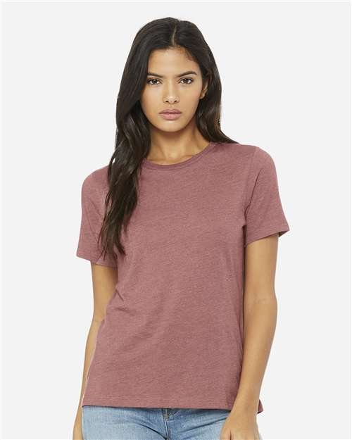 Women’s Relaxed Fit Heather CVC Tee - Image 72