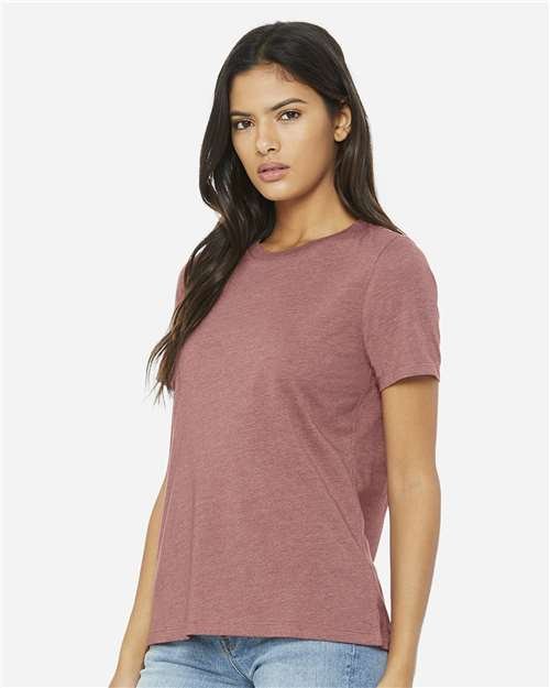 Women’s Relaxed Fit Heather CVC Tee - Image 73