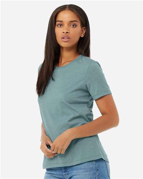 Women’s Relaxed Fit Heather CVC Tee - Image 19