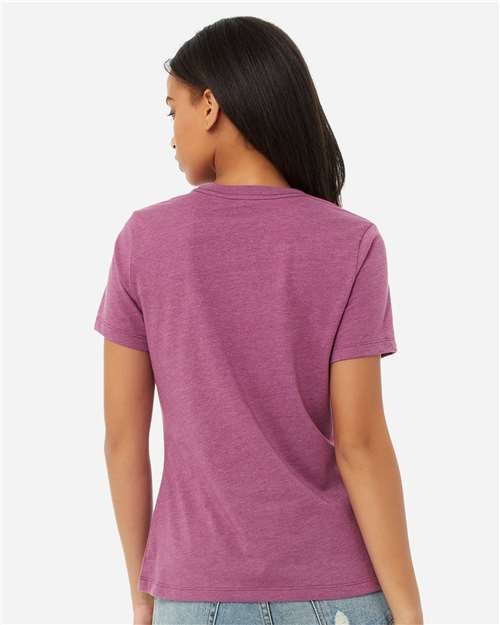 Women’s Relaxed Fit Heather CVC Tee - Image 59
