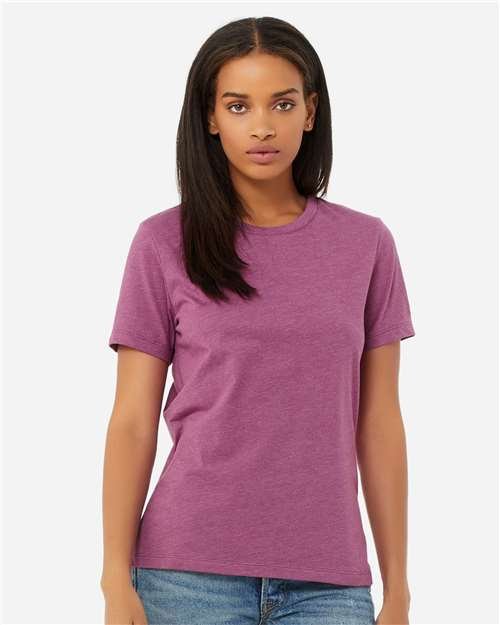 Women’s Relaxed Fit Heather CVC Tee - Image 57