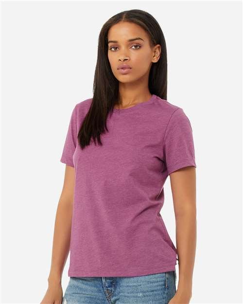 Women’s Relaxed Fit Heather CVC Tee - Image 58