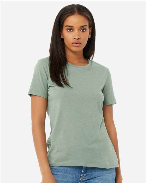 Women’s Relaxed Fit Heather CVC Tee - Image 135