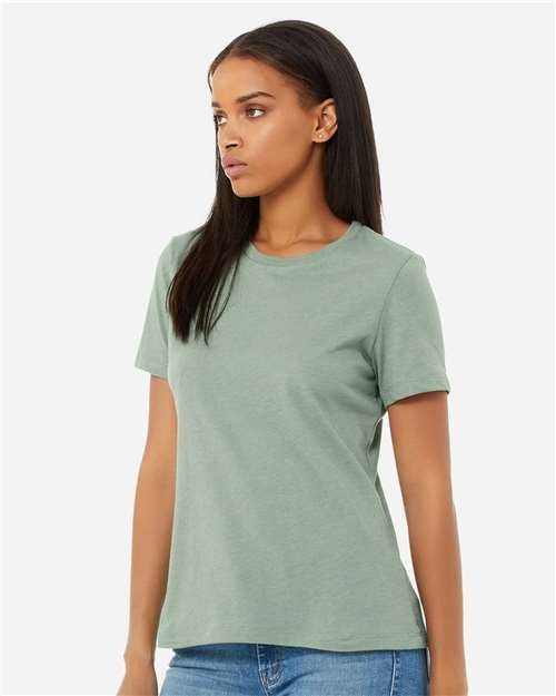 Women’s Relaxed Fit Heather CVC Tee - Image 136
