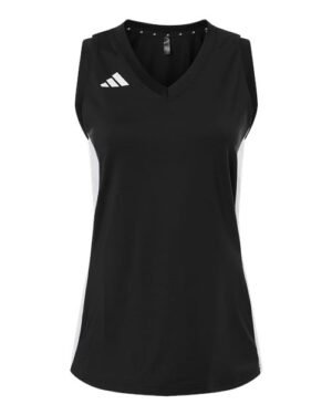 Alternative view of Women's Quickset V-Neck Sleeveless Jersey