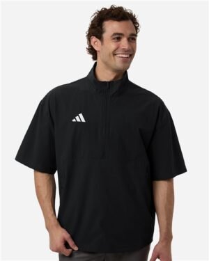 Men's Short Sleeve Quarter-Zip Pullover