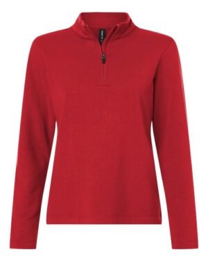 Women's Stretch Quarter-Zip Fleece Pullover