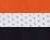 Orange/ White/ Black