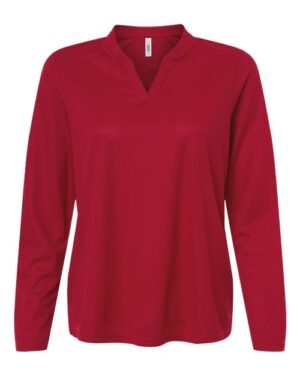 Women's Nova Performance Long Sleeve Pique Polo
