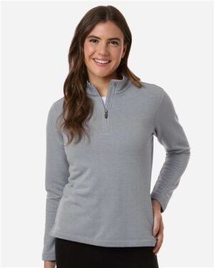 Women's Stretch Quarter-Zip Fleece Pullover