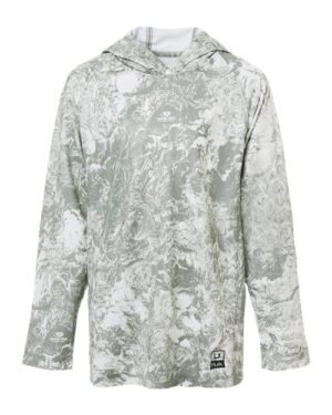 Youth Pursuit Mossy Oak Printed Hooded Long Sleeve T-Shirt