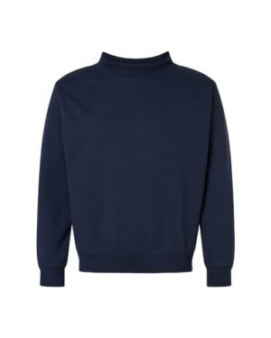 Unisex Mock Neck Fleece Sweatshirt