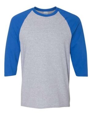 Unisex Heavy Cottonâ„¢ Raglan Three-Quarter Sleeve T-Shirt